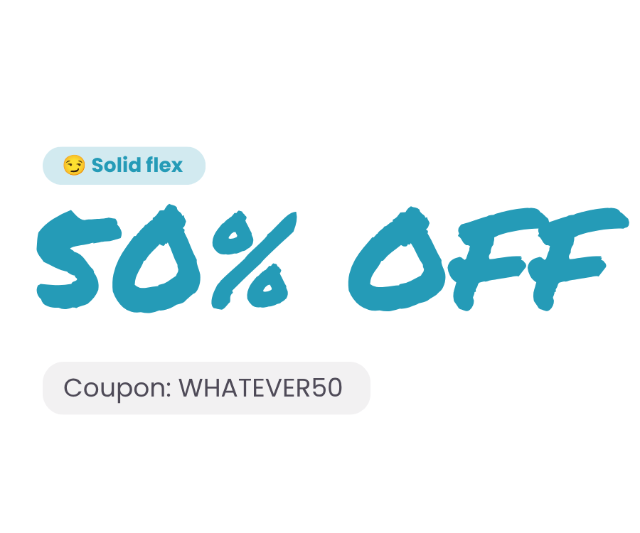 50% OFF - Coupon: WHATEVER50